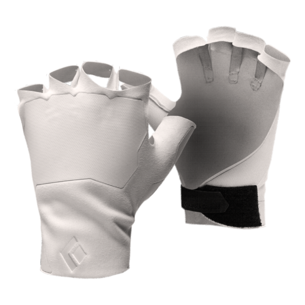 Black Diamond Equipment Crack Gloves Size Medium, in White