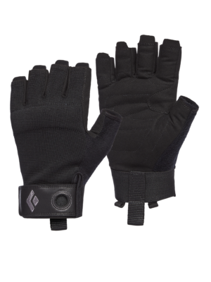 Black Diamond Equipment Crag Half-Finger Gloves Size Medium Black
