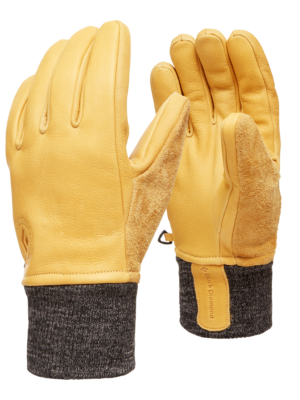 Black Diamond Equipment Dirt Bag Gloves Size Medium, in Natural