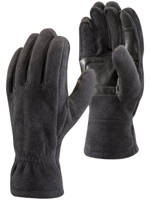 Black Diamond Equipment MidWeight Fleece Gloves Size Medium Black