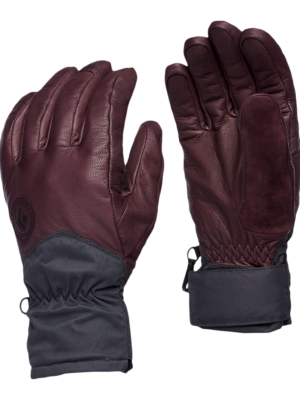 Black Diamond Equipment Tour Gloves Size Medium, in Bordeaux