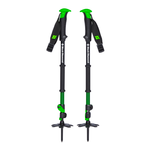 Black Diamond Equipment Traverse 3 Ski Poles Size 140 cm Green
