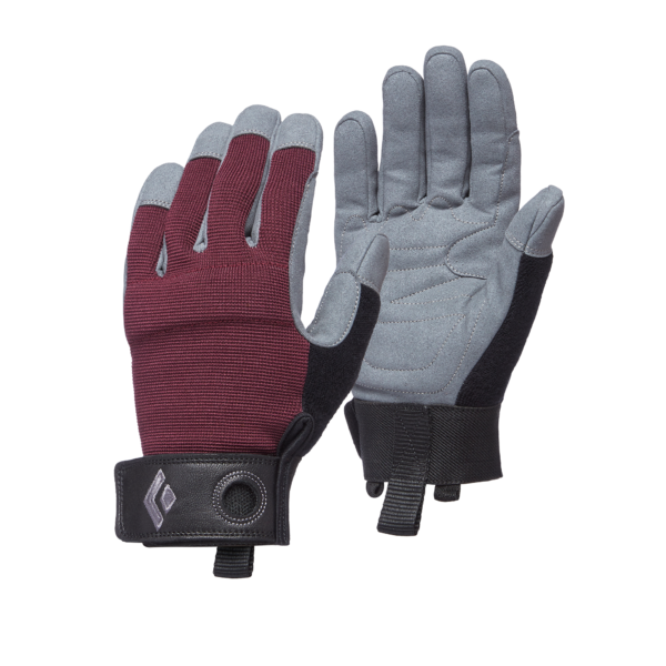 Black Diamond Equipment Women's Crag Gloves Size Medium Bordeaux