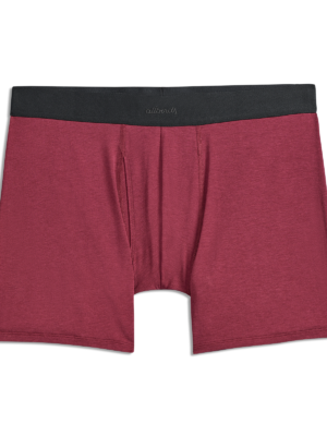 Allbirds Men's Anytime Boxer Brief, Botanic Red