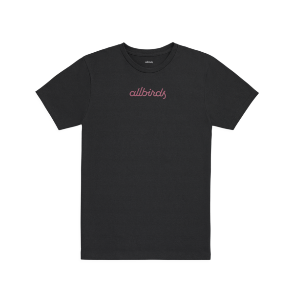 Allbirds Men's Recycled Tee, Logo - Natural Black