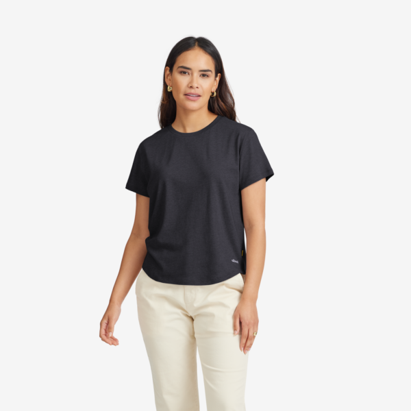 Allbirds Women's Anytime Soft Merino Tee, Black, Size XS