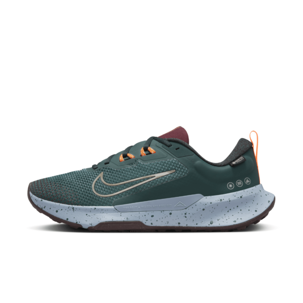 Nike Men's Juniper Trail 2 GORE-TEX Waterproof Trail Running Shoes in Green