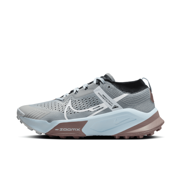 Nike Women's Zegama Trail Running Shoes in Grey