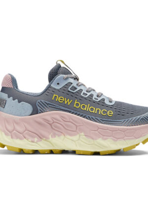 New Balance Women's Fresh Foam X More Trail v3 - Grey/Pink/Green (Size 7.5)